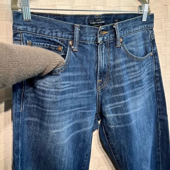 Lucky Brand Men’s 110 Skinny Dark Wash Cotton Blend Jeans Size 31/32 - Picture 3 of 15